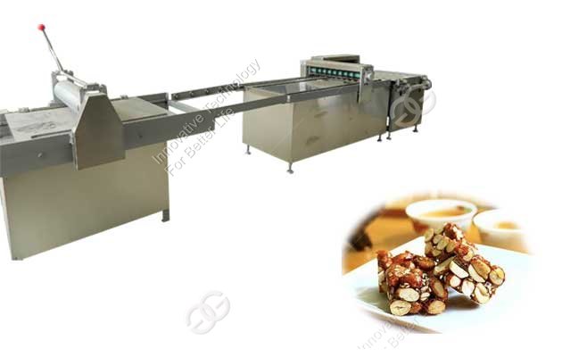 crunchy peanut candy cutting machine